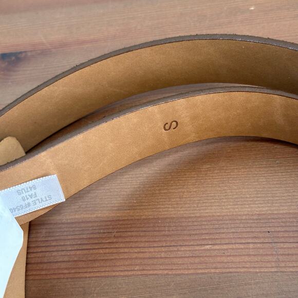 J Crew Women's Dark Chocolate Suede Belt Size S - Picture 4 of 5